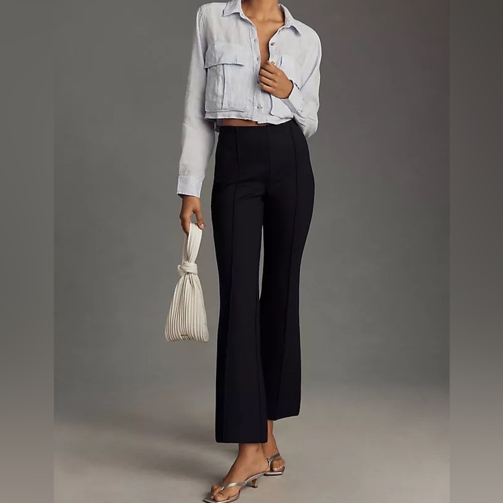 Maeve the Margot kick flare black pants. Size XS.